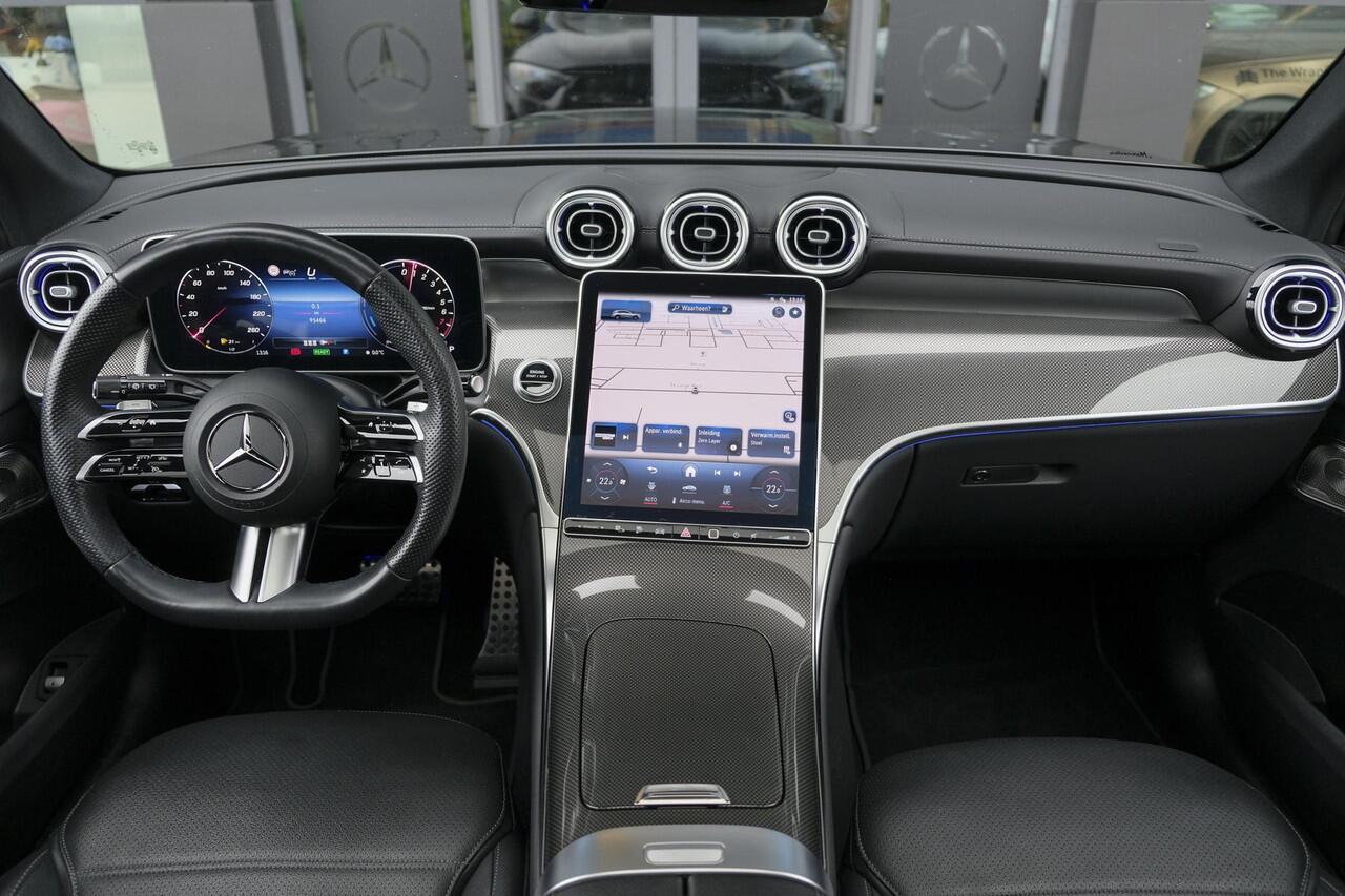 Mercedes-Benz GLC-KLASSE GLC400e 381pk AMG Panoramadak *BTW* Luchtvering 4-wielbesturing Burmester3d Stoelkoeling Night pakket 20" LMV BOMVOL!!!