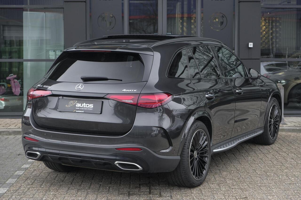 Mercedes-Benz GLC-KLASSE GLC400e 381pk AMG Panoramadak *BTW* Luchtvering 4-wielbesturing Burmester3d Stoelkoeling Night pakket 20" LMV BOMVOL!!!