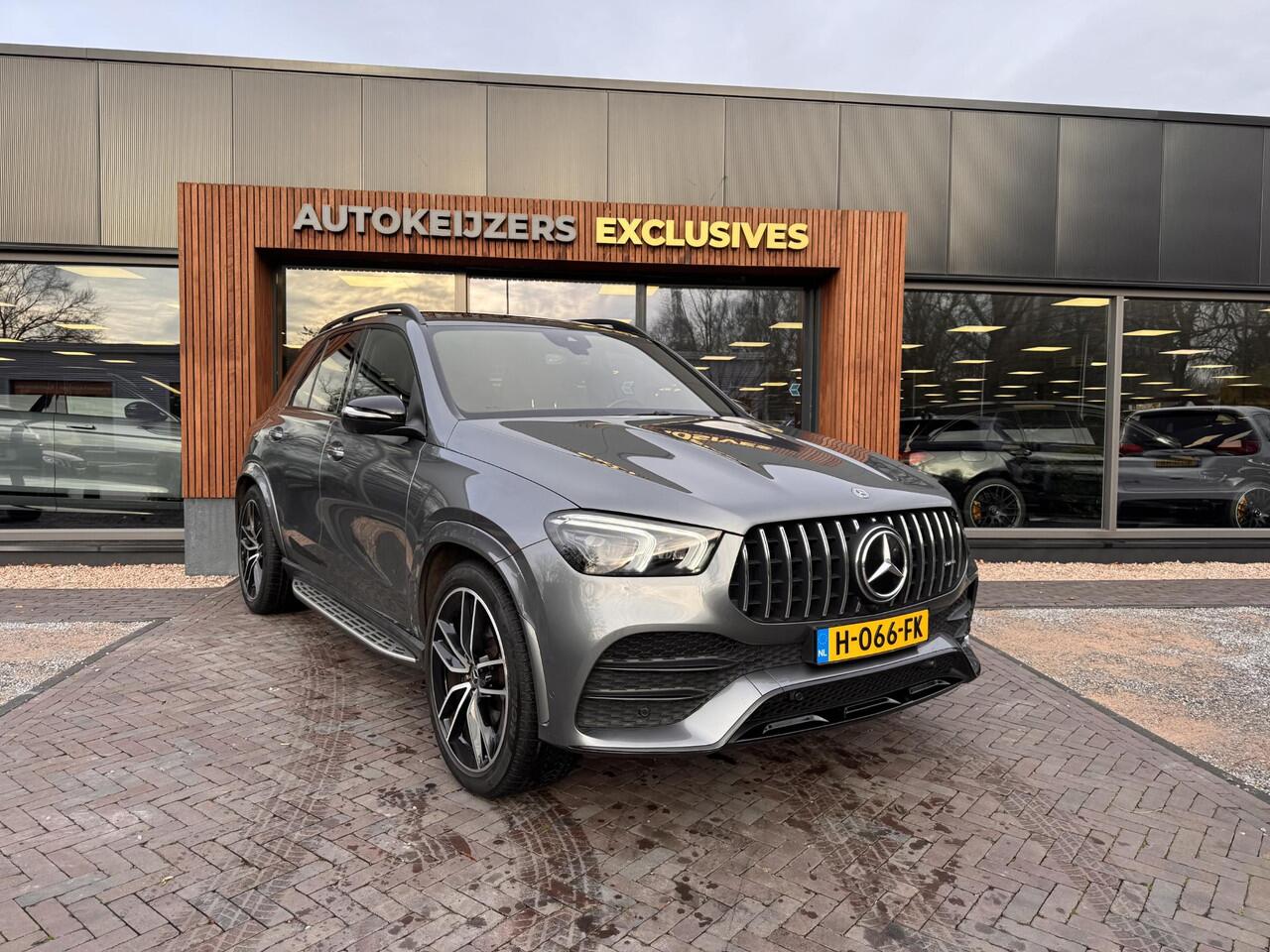 Mercedes-Benz GLE-KLASSE 450 4MATIC Premium Plus AMG Luchtvering Pano Treeplanken Navi Burmeister 22"
