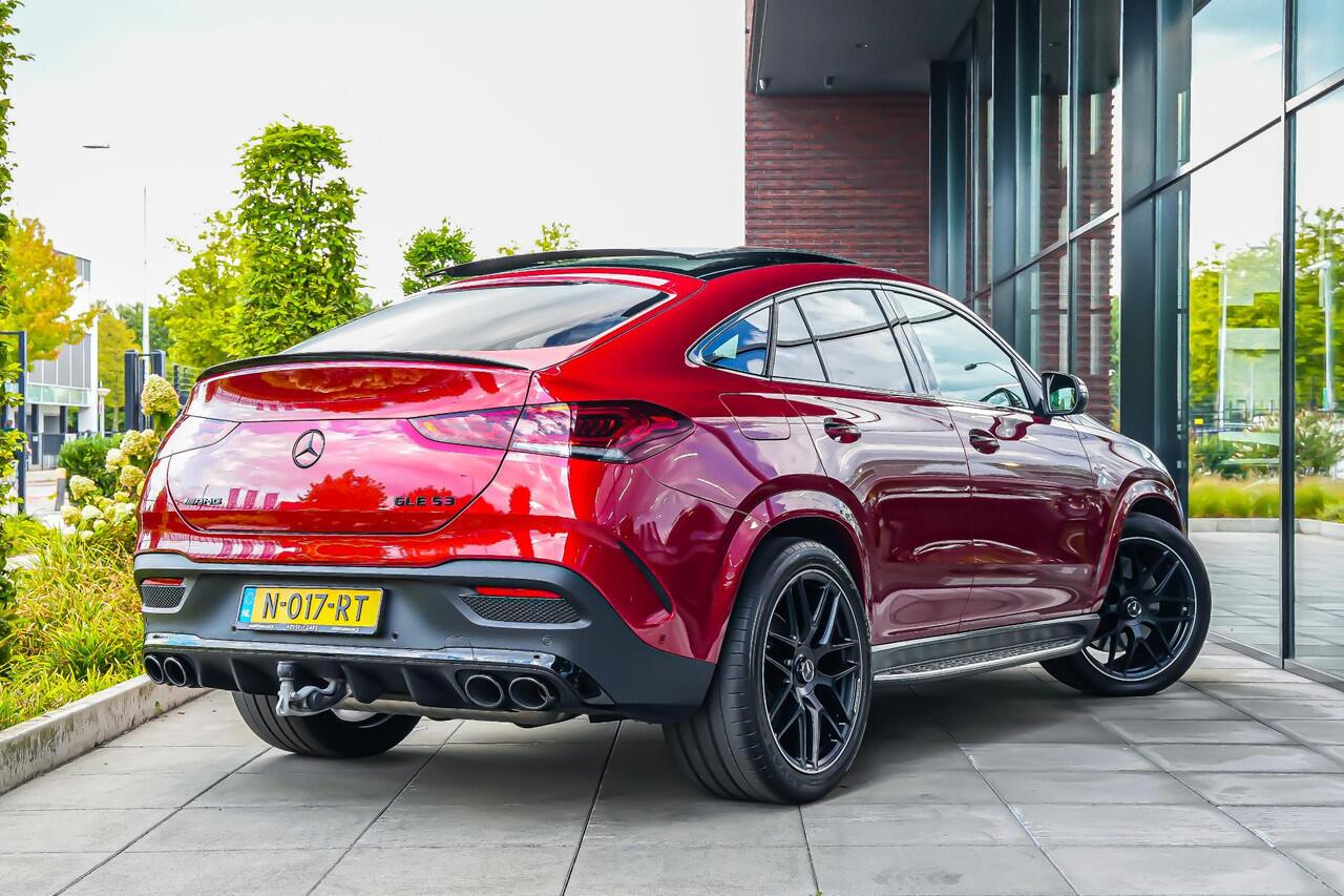 Mercedes-Benz GLE-KLASSE Coupé 53 AMG 4MATIC+ Premium Plus |panoramadak|Burmester|memory|head-up display|360 camera|sportuitlaat|carbon interieur|luchtvering|elek. trekhaak|