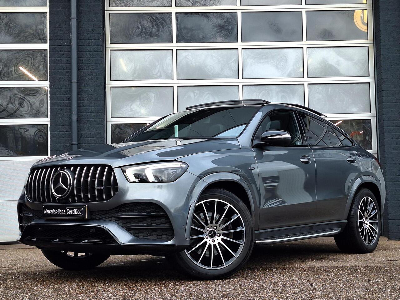 Mercedes-Benz GLE-KLASSE Coupé 350 de 4MATIC Premium | AMG Line | Panoramadak | Trekhaak | Night pakket | Burmester | Rijassistentiepakket | 360° camera | Dodehoekassistentie | Multibeam LED | Elektrische achterklep