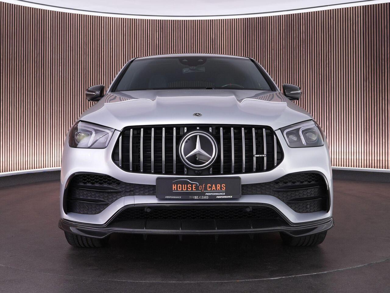 Mercedes-Benz GLE-KLASSE Coupé AMG 53 4MATIC+ |panoramadak|PPF|carbon int & ext|nightpakket|airmatic|head-up display|Burmester|geventileerde stoelen|stoelverwarming voor|keyless-go|360°|trekhaak|Carplay