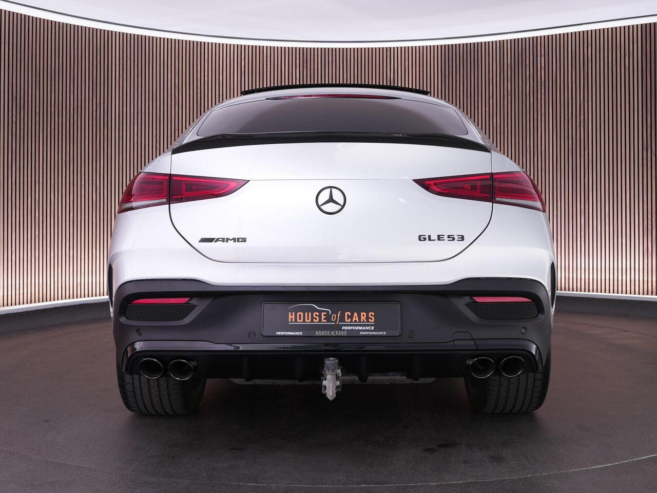 Mercedes-Benz GLE-KLASSE Coupé AMG 53 4MATIC+ |panoramadak|PPF|carbon int & ext|nightpakket|airmatic|head-up display|Burmester|geventileerde stoelen|stoelverwarming voor|keyless-go|360°|trekhaak|Carplay