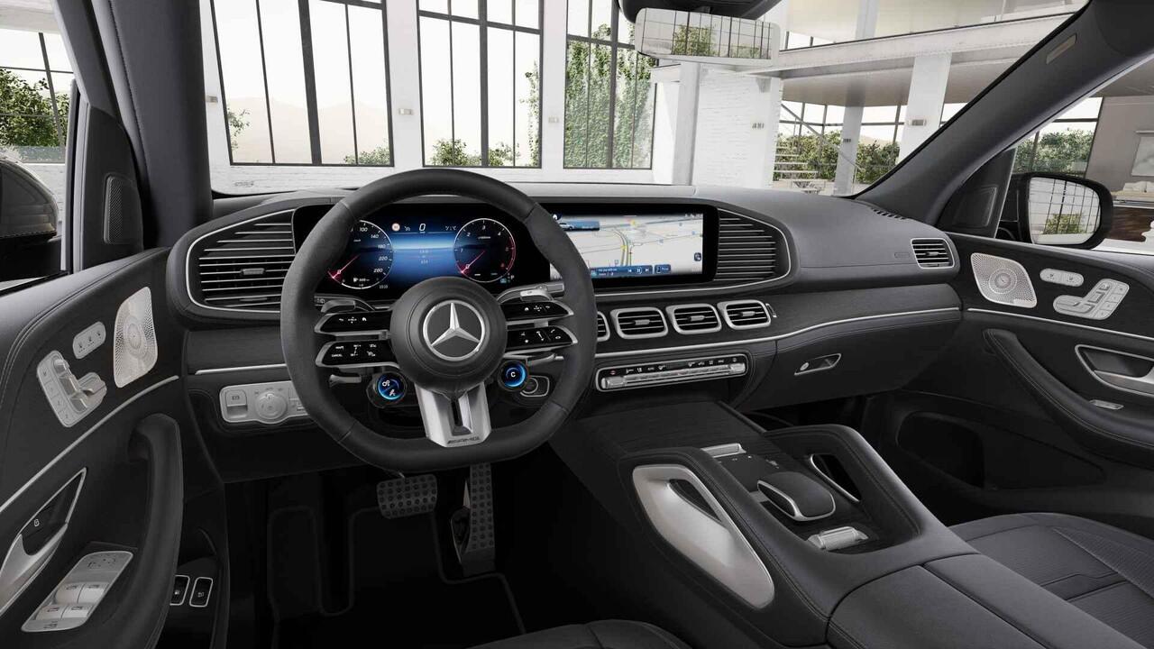 Mercedes-Benz GLE-KLASSE AMG 53 Hybrid 4MATIC+ | Alpin grau | Head up display | Panoramadak | Trekhaak | Multibeam | Winter pakket | Stoelkoeling |