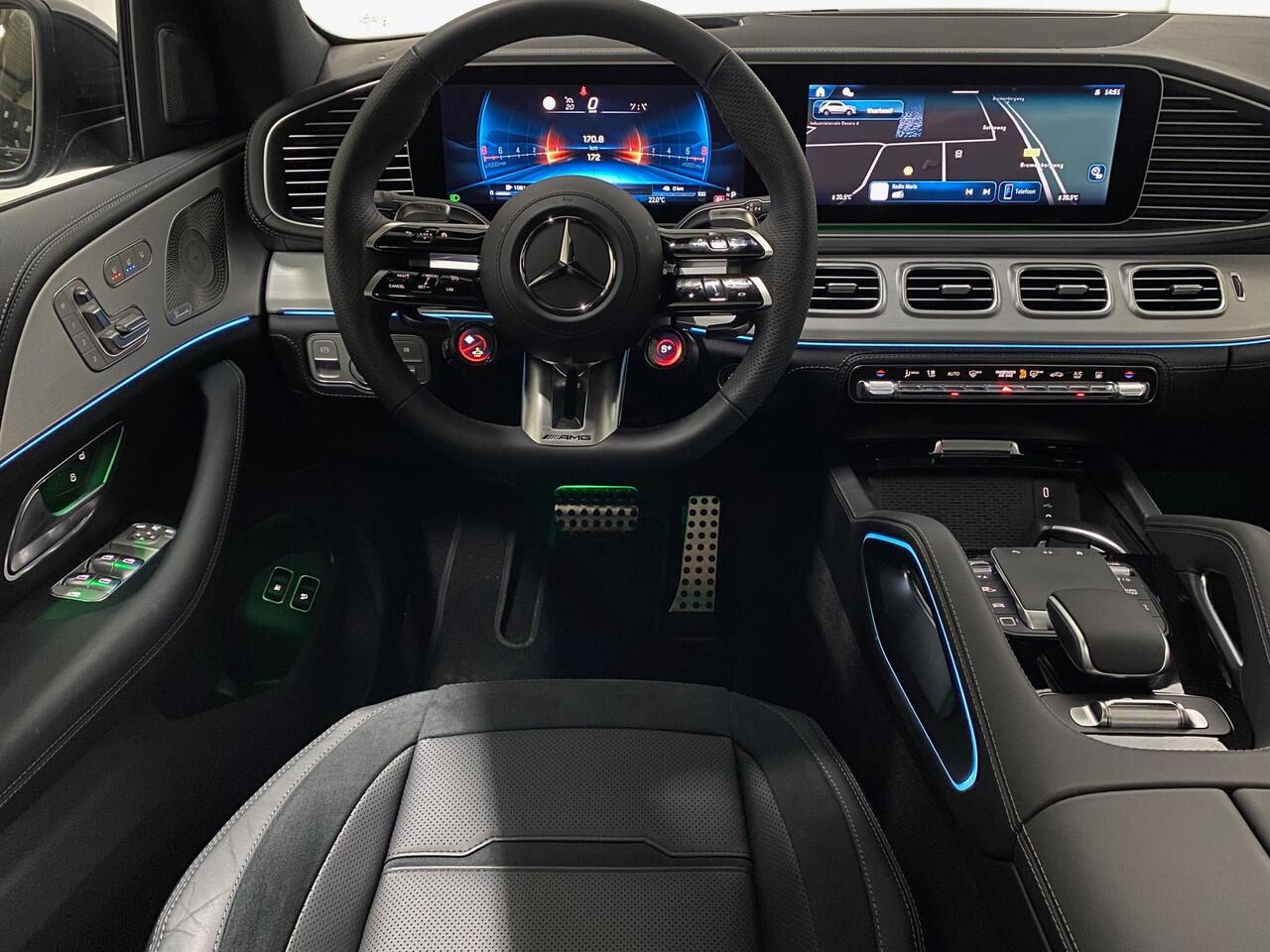 Mercedes-Benz GLE-KLASSE AMG 53 Hybrid 4MATIC+ Night Edition Premium Plus Panodak Head-Up 360°cam Burmester Trekhaak Stoelverwarming-Ventilatie-Memory