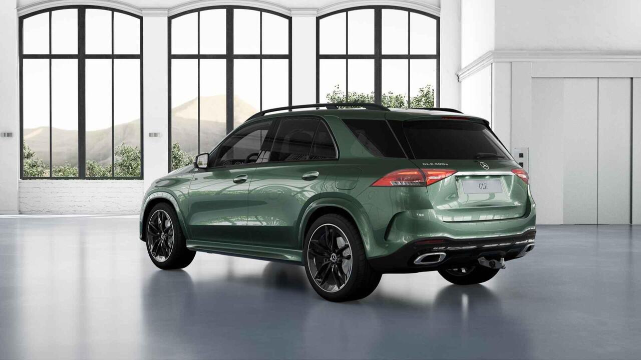 Mercedes-Benz GLE-KLASSE 400 e 4MATIC AMG Line | Manufaktur lak Ireland midgreen | Panoramadak | Trekhaak | Luchtvering | Multibeam | Winter pakket | Burmester |