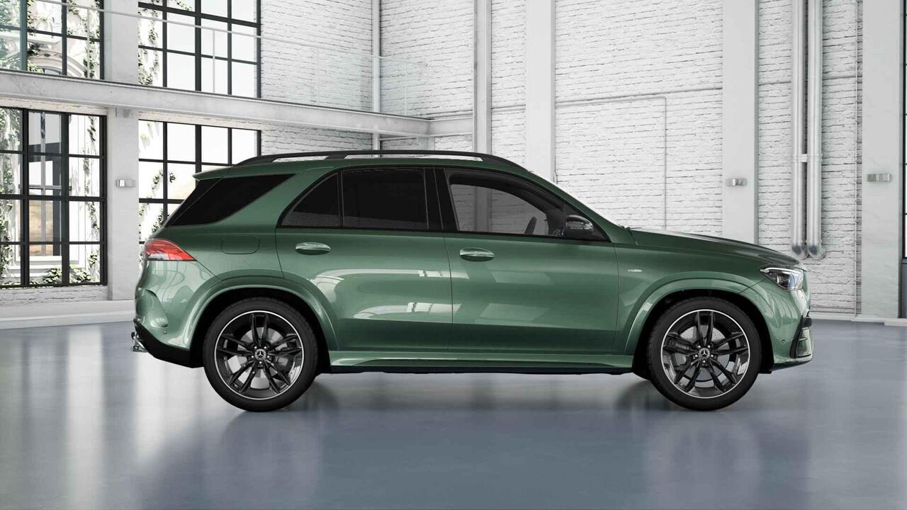 Mercedes-Benz GLE-KLASSE 400 e 4MATIC AMG Line | Manufaktur lak Ireland midgreen | Panoramadak | Trekhaak | Luchtvering | Multibeam | Winter pakket | Burmester |