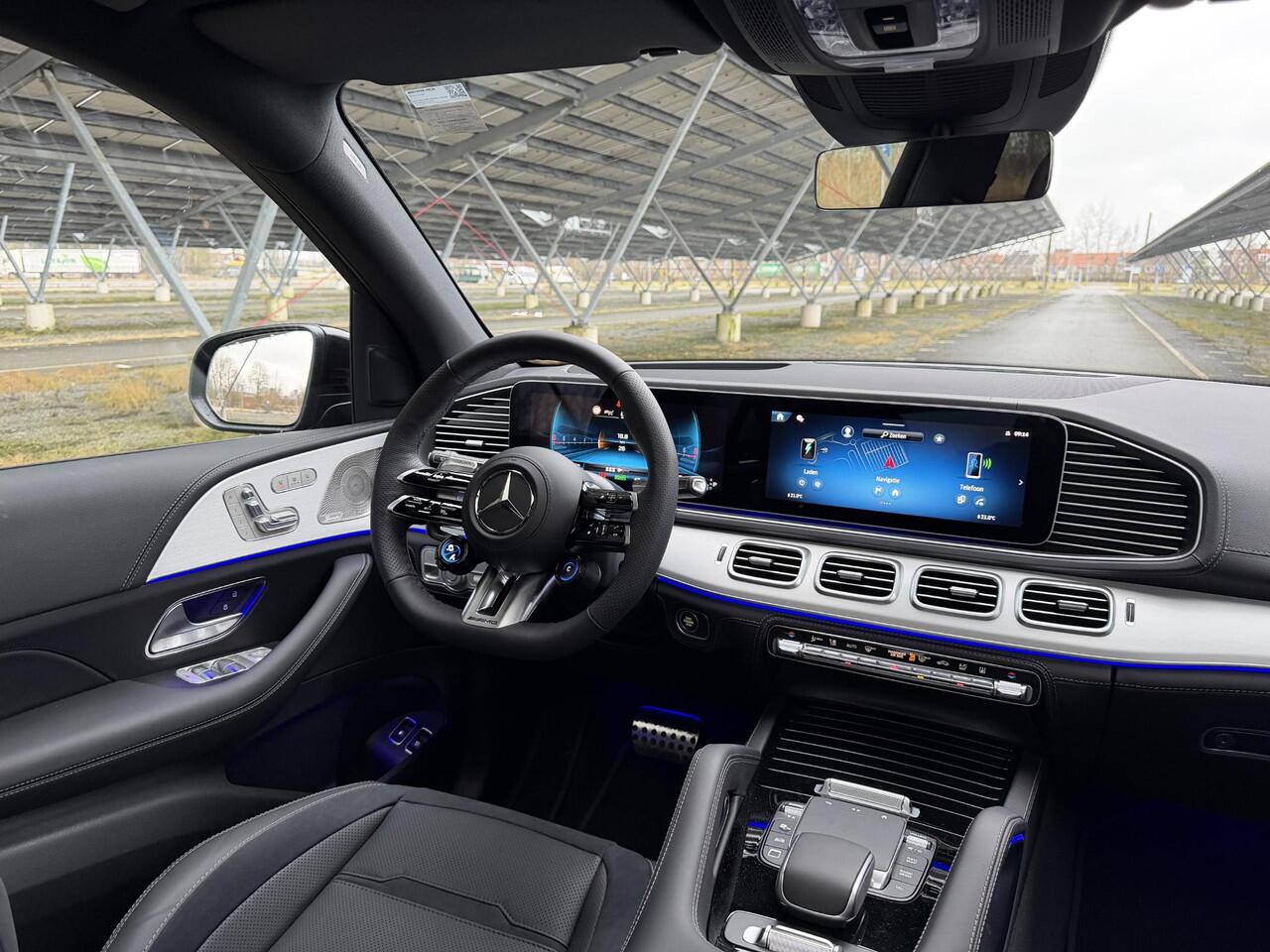 Mercedes-Benz GLE-KLASSE AMG 53 Hybrid 4MATIC+ Night Edition | Premium Plus | Panoramaschuifdak | Trekhaak | Treeplanken | 21" lichtmetalen velgen | AIRMATIC | Stoelventilatie |