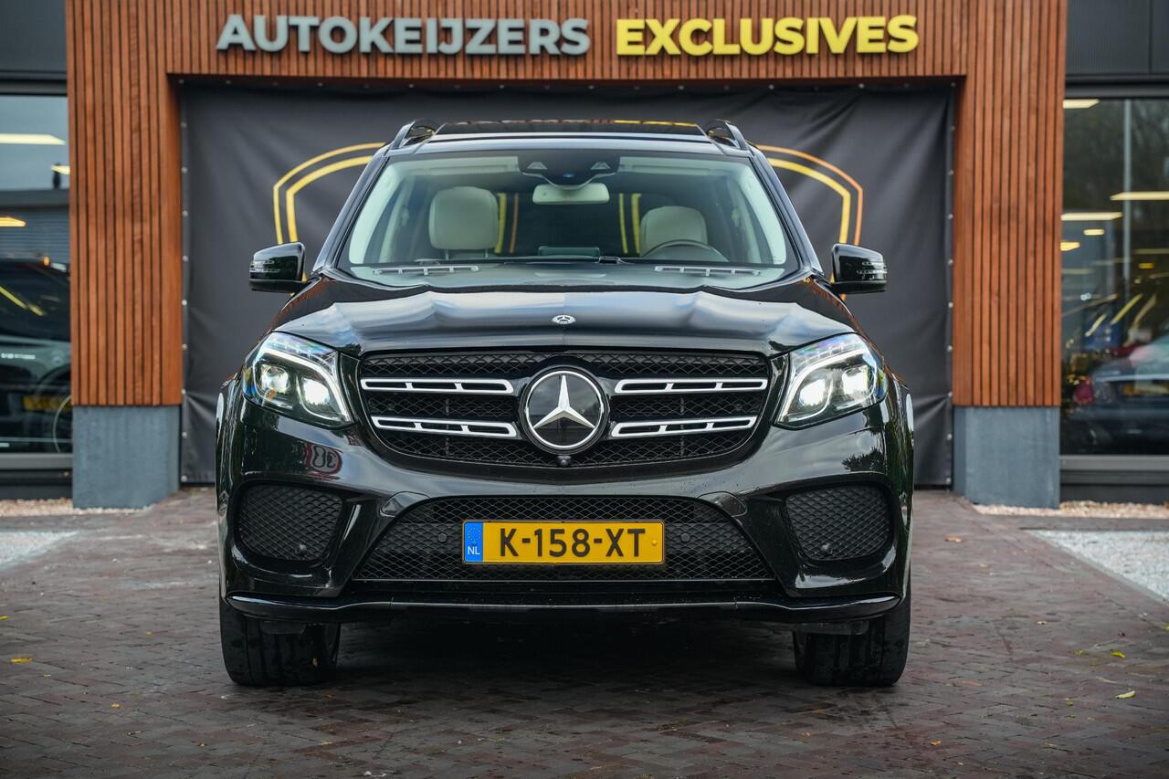 Mercedes-Benz GLS-KLASSE 400 4MATIC Panoramadak Adapt. Cruise Designo 360Cam Trekhaak 7 Persoons