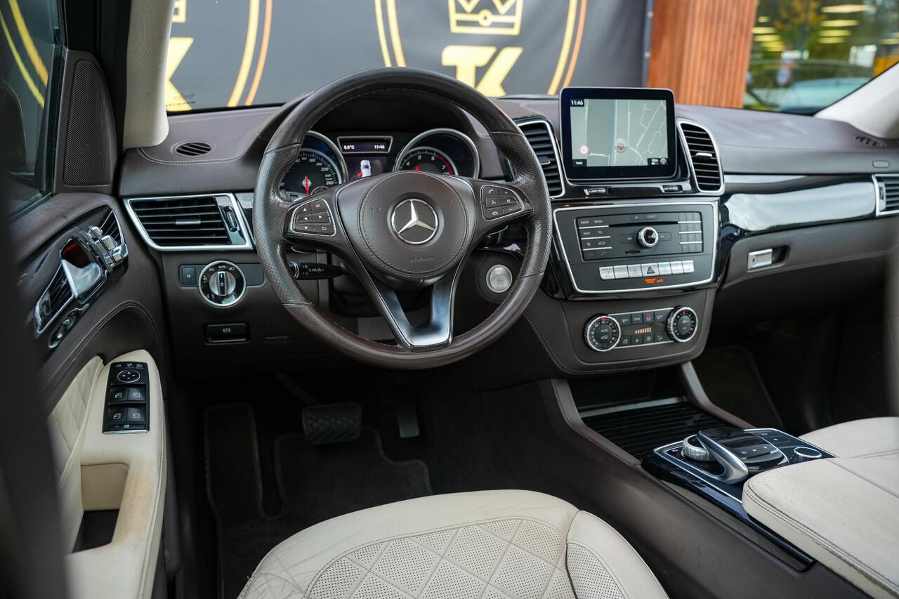 Mercedes-Benz GLS-KLASSE 400 4MATIC Panoramadak Adapt. Cruise Designo 360Cam Trekhaak 7 Persoons