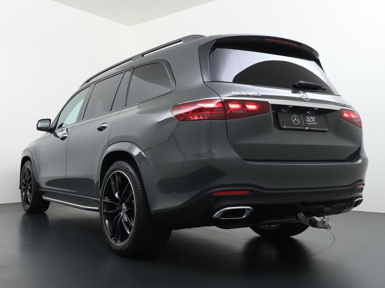 Mercedes-Benz GLS-KLASSE 450 4MATIC AMG Line | 7 Persoons | Luchtvering | Multicontourstoelen | Trekhaak Wegklapbaar | Burmester Surround Sound | Head-Up Display | Memorystoelen | Panorama - Schuifdak | 360° Camera