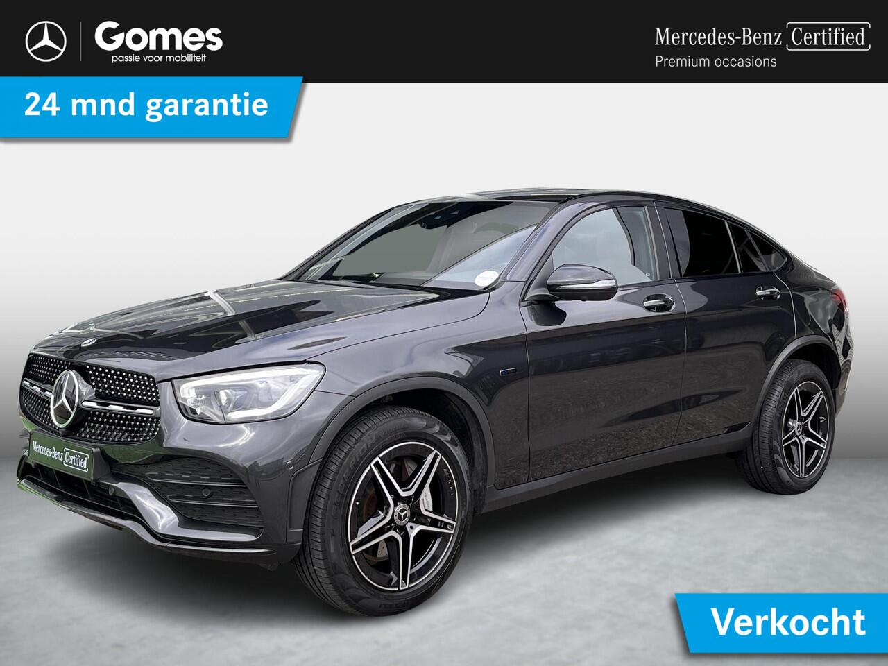 Mercedes-Benz Glc Coupé 300 e 4MATIC | Bruin leer | Schuifdak | AMG Burmester| Rijassistentie pakket| Trekhaak| Keyless Entry| 360 camera | Carplay| Multibeam LED| Sfeerverlichting| Stoelverwarming