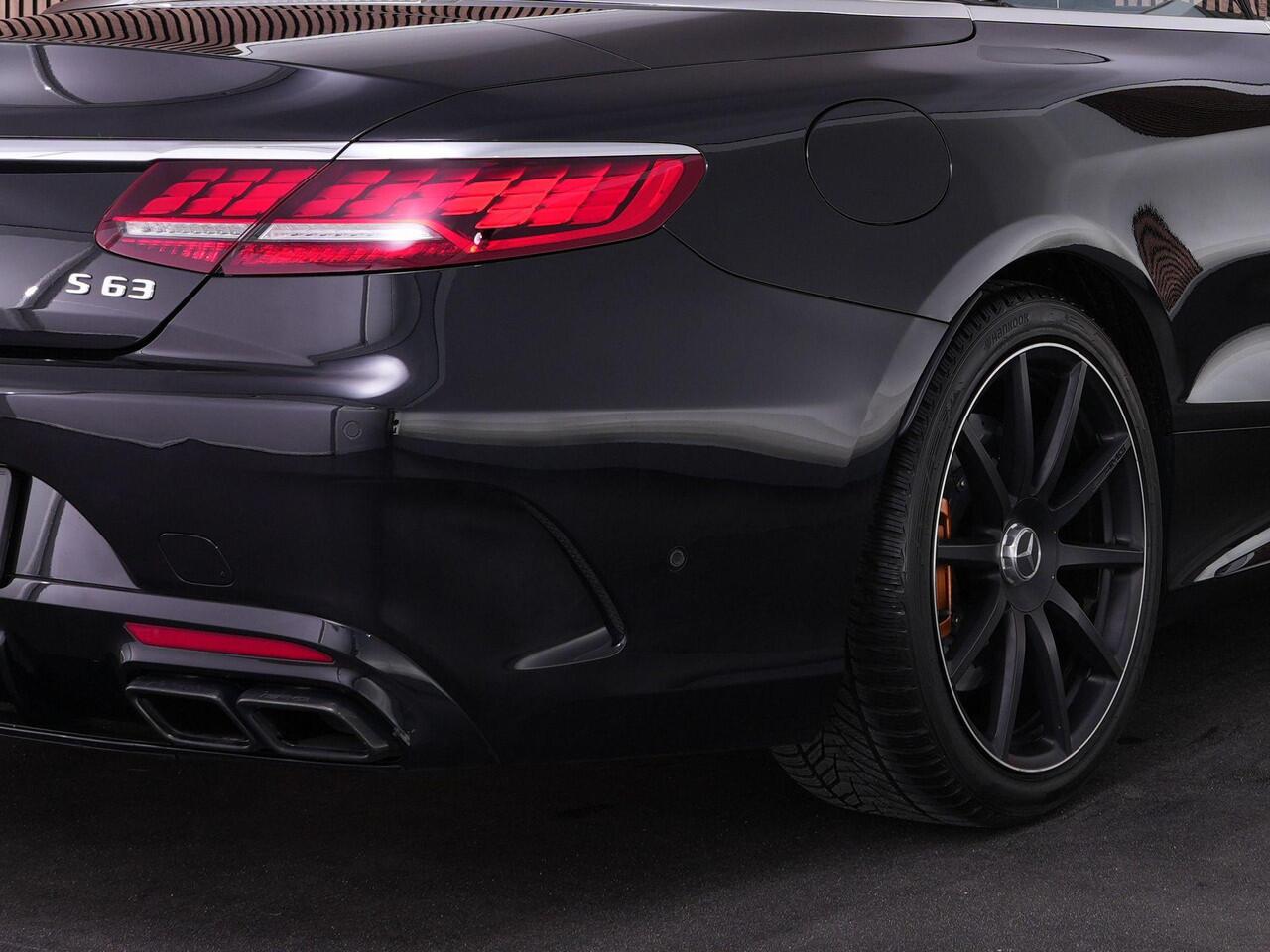 Mercedes-Benz S-KLASSE S63 AMG Cabrio 612pk 4MATIC+ Premium Plus |dealer onderhouden|Burmester high-end|keramisch|massage|Airscarf|nightvision|stoelverwarming & verkoeling|memory|360°|head-up|stuurverwarming|carbon interieur|dodehoek|