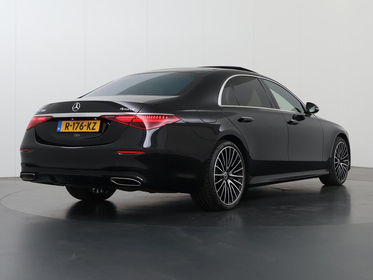 Mercedes-Benz S-KLASSE 500 4MATIC Lang AMG Line | Premium plus | Achterasbesturing | Koelbox | Designo flowing lines |