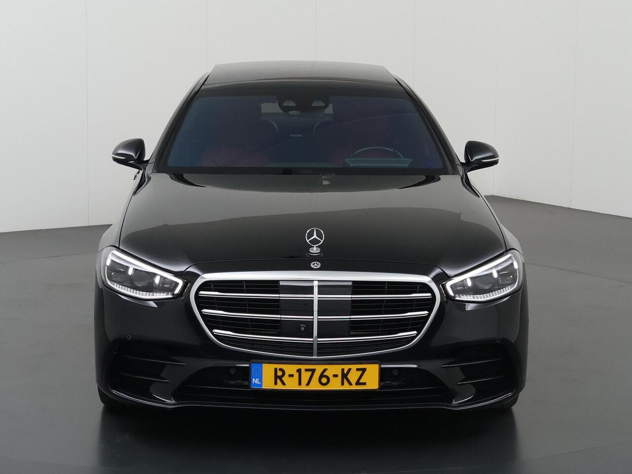 Mercedes-Benz S-KLASSE 500 4MATIC Lang AMG Line | Premium plus | Achterasbesturing | Koelbox | Designo flowing lines |