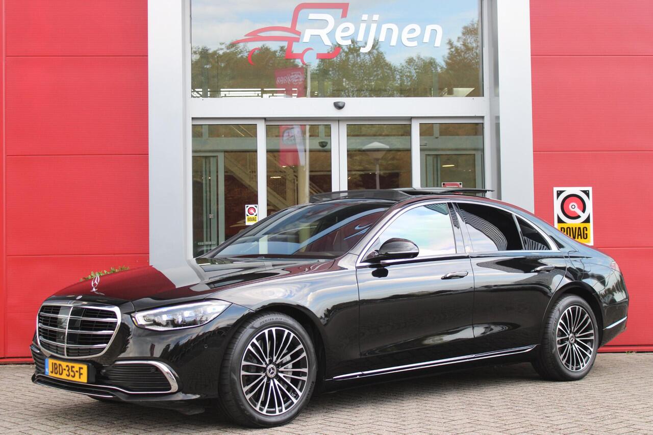 Mercedes-Benz S-KLASSE 580e 4MATIC AMG LINE 510PK | MEESTURENDE ACHTERAS | PANORAMISCH SCHUIF / KANTELDAK | 360° CAMERA | BURMESTER PREMIUM AUDIO | NAPPA LEDEREN BEKLEDING | VOORSTOELEN ELEKTRISCH VERSTELBAAR MET GEHEUGEN | VOORSTOELEN EN ACHTERBANK GEVENTILEERD / VERWARMD | MB
