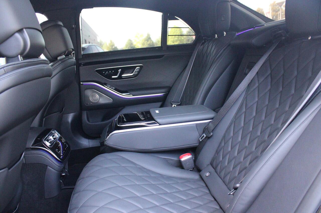 Mercedes-Benz S-KLASSE 580e 4MATIC AMG LINE 510PK | MEESTURENDE ACHTERAS | PANORAMISCH SCHUIF / KANTELDAK | 360° CAMERA | BURMESTER PREMIUM AUDIO | NAPPA LEDEREN BEKLEDING | VOORSTOELEN ELEKTRISCH VERSTELBAAR MET GEHEUGEN | VOORSTOELEN EN ACHTERBANK GEVENTILEERD / VERWARMD | MB