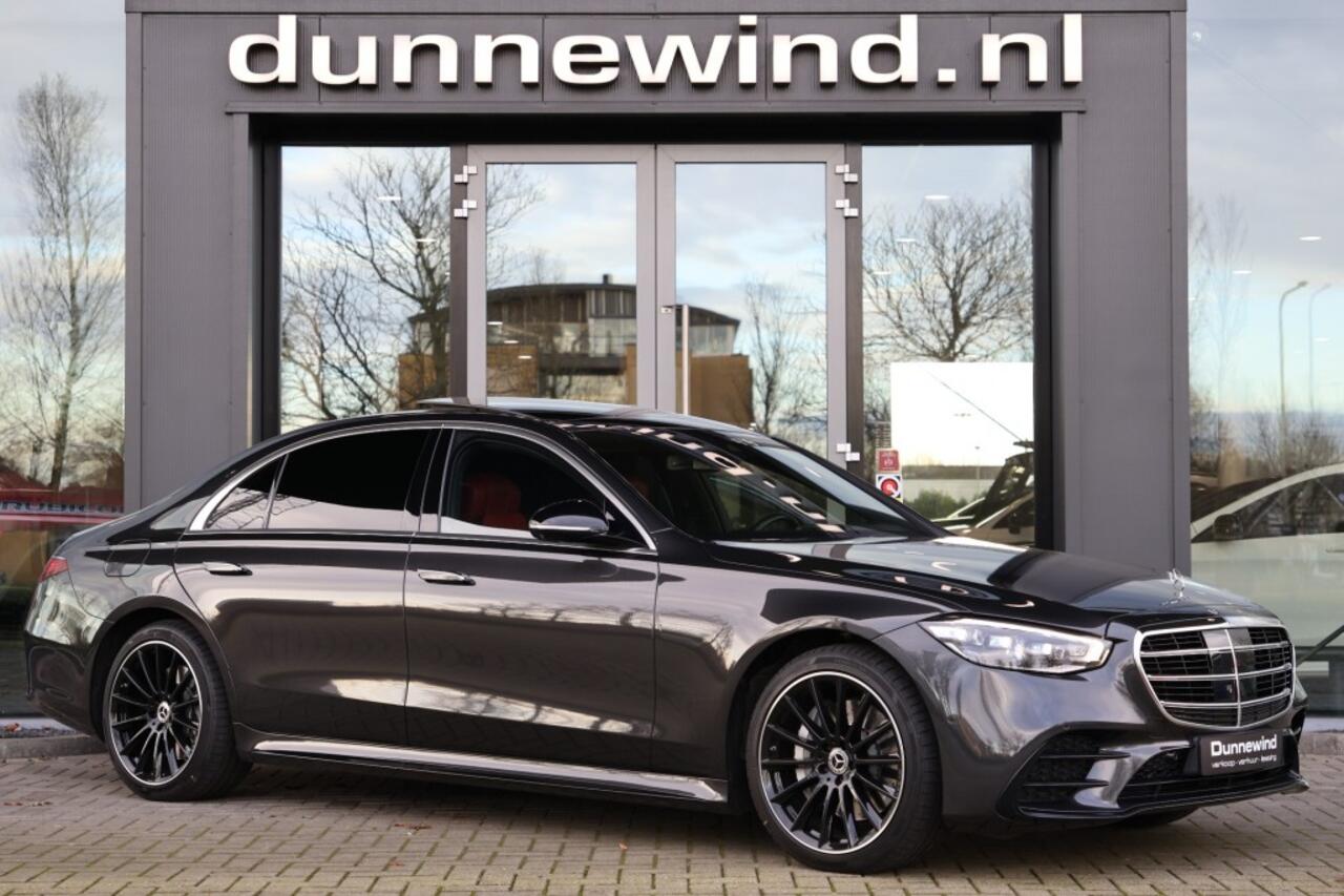 Mercedes-Benz S-KLASSE S 580e 4MATIC LANG *Burmeister 4d*Achterasbesturing*Chaufeurs*Luchtvering*Nightpakket