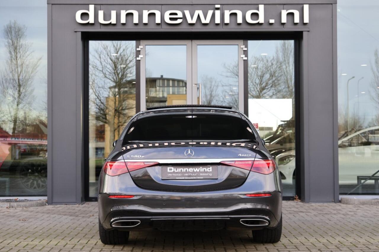 Mercedes-Benz S-KLASSE S 580e 4MATIC LANG *Burmeister 4d*Achterasbesturing*Chaufeurs*Luchtvering*Nightpakket