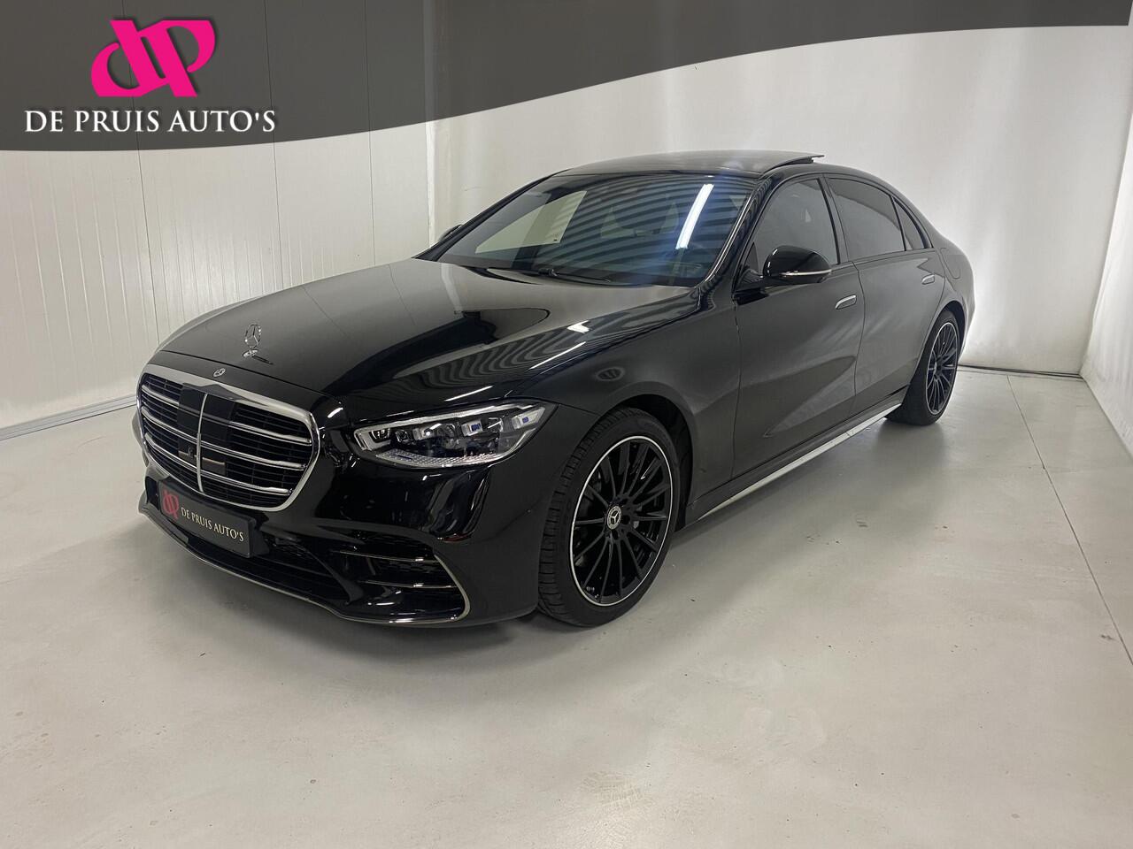 Mercedes-Benz S-KLASSE 580 e 4MATIC Lang AMG Line 4 Wiel besturing 360°-camera Pano Softclose 20 Inch Head Up Laser Koplampen Night Pakket