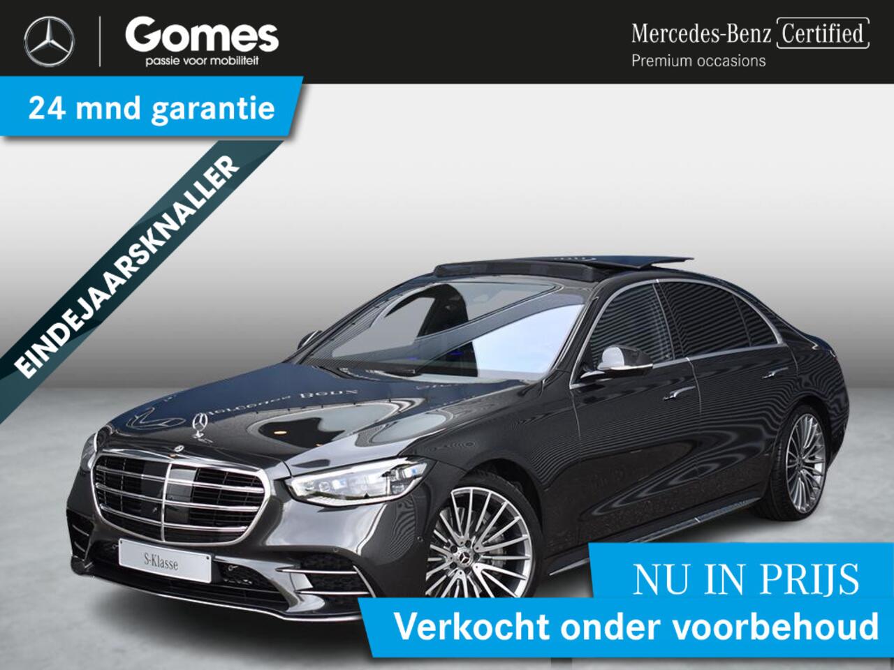 Mercedes-Benz S-KLASSE 500 4Matic Lang Achterasbesturing | Exclusiefpakket | Designo walnotenhout | Rear Executive | 360° Camera