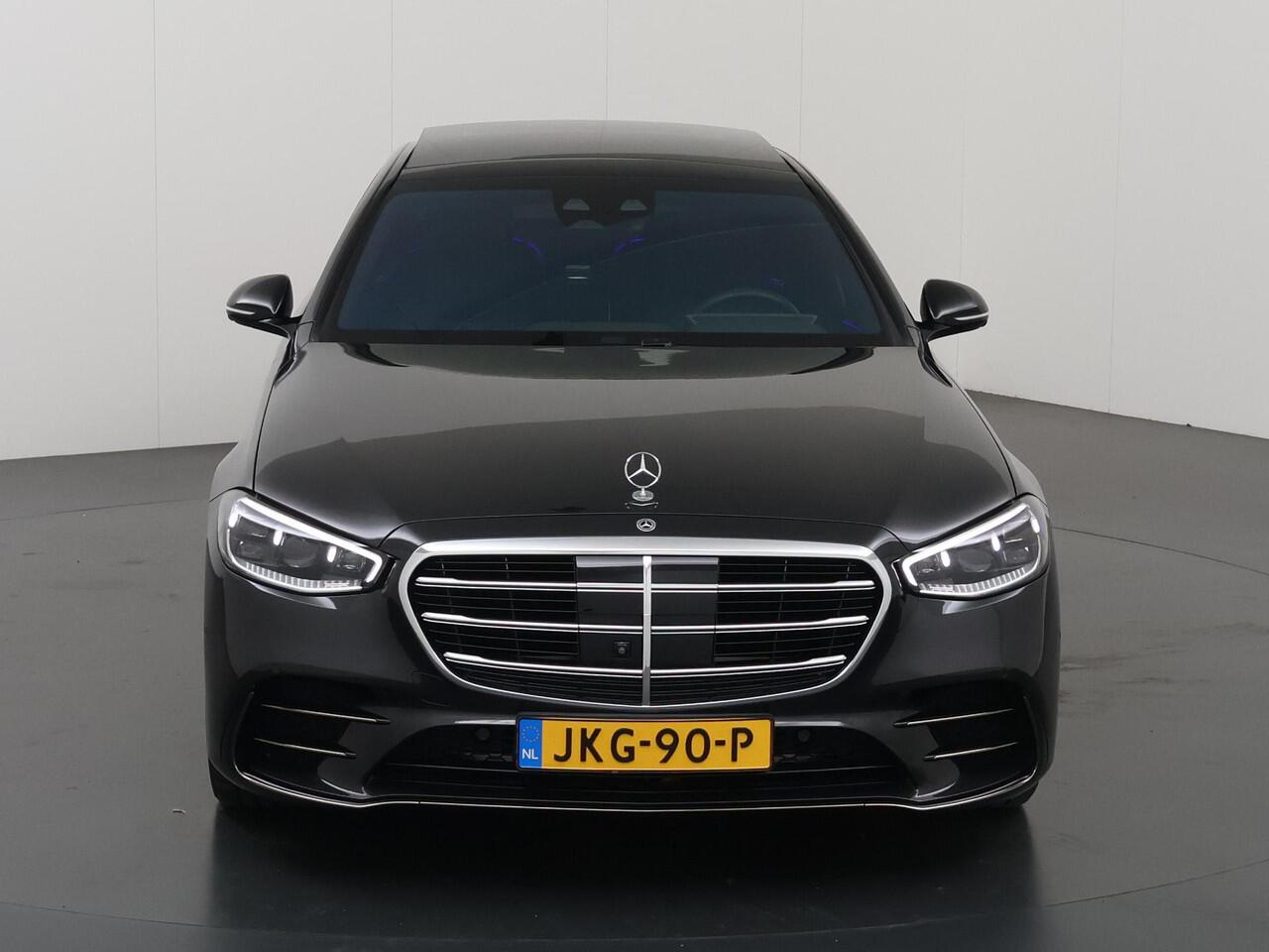 Mercedes-Benz S-KLASSE 580 e 4MATIC Lang AMG Line | Entertainment achter | Chauffeurpakket | Massage voor en achter | Microvezel hemelbekleding | Night pakket |
