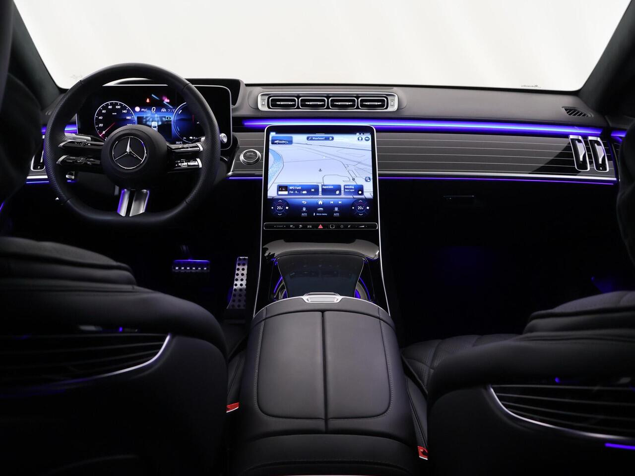 Mercedes-Benz S-KLASSE 580 e 4MATIC Lang AMG Line | Entertainment achter | Chauffeurpakket | Massage voor en achter | Microvezel hemelbekleding | Night pakket |