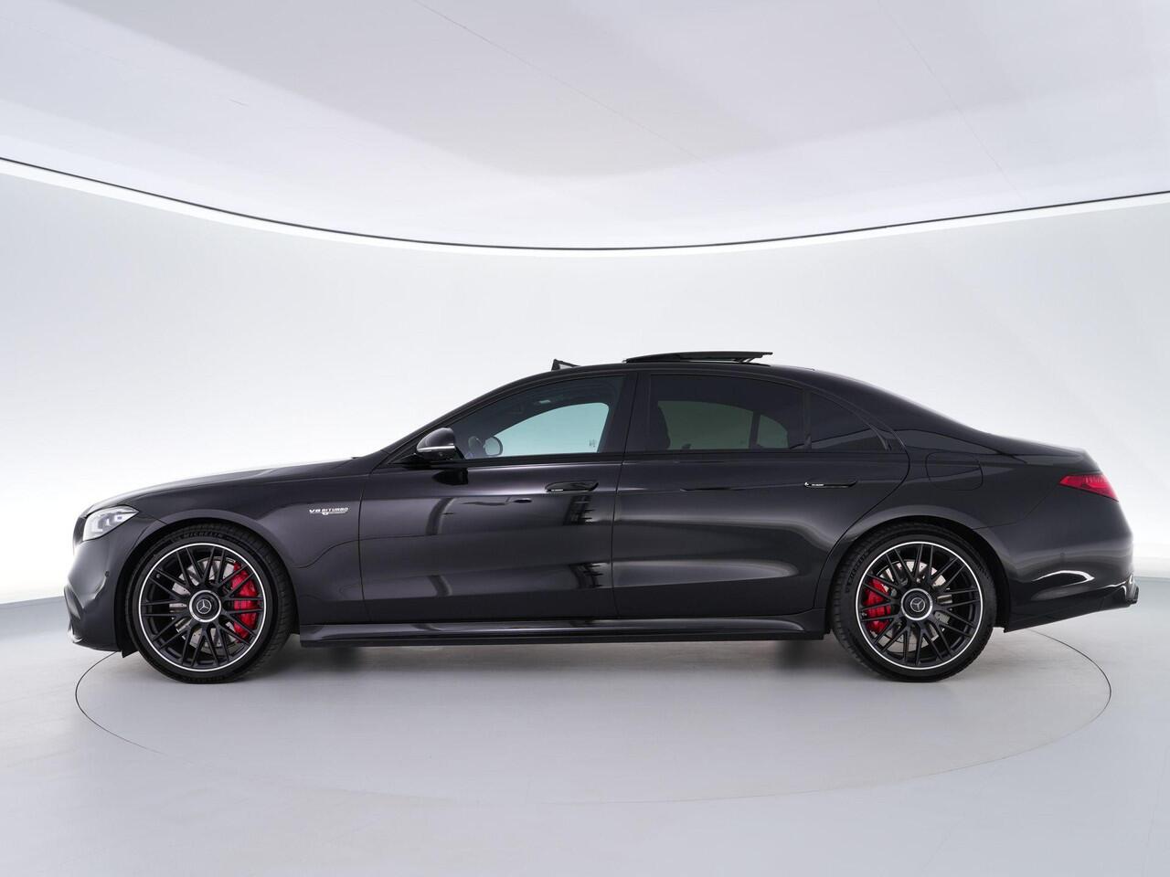 Mercedes-Benz S-KLASSE 63S AMG 802pk E Performance |pano|Burmester High end|chauffeurspakket|achteras besturing|rearseat infotainment|HUD|360 camera|digital LED|memory|Apple Carplay|