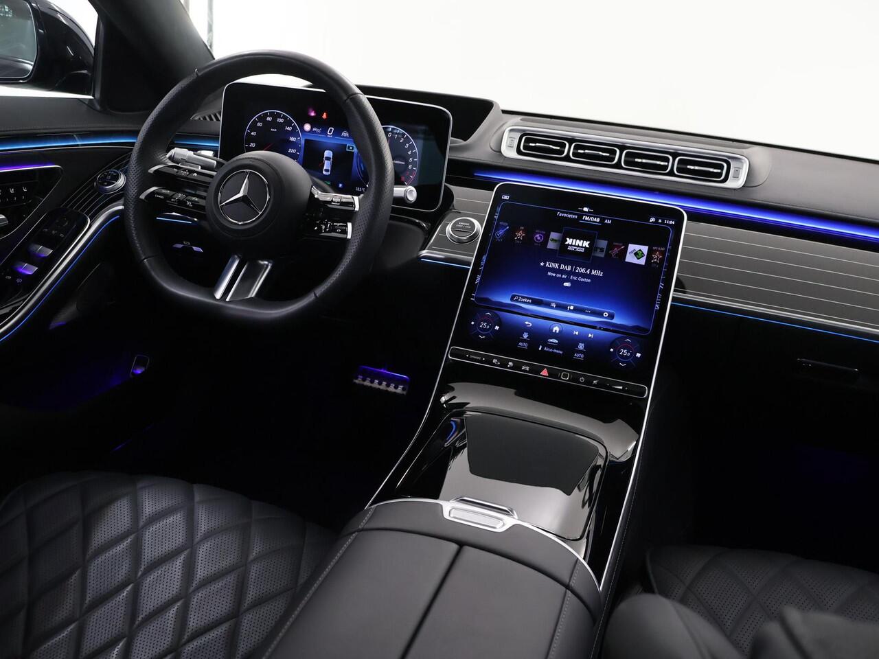 Mercedes-Benz S-KLASSE 580 e 4MATIC Lang AMG Line | Entertainment achter | Chauffeurpakket | Massage voor en achter | Microvezel hemelbekleding | Night pakket |