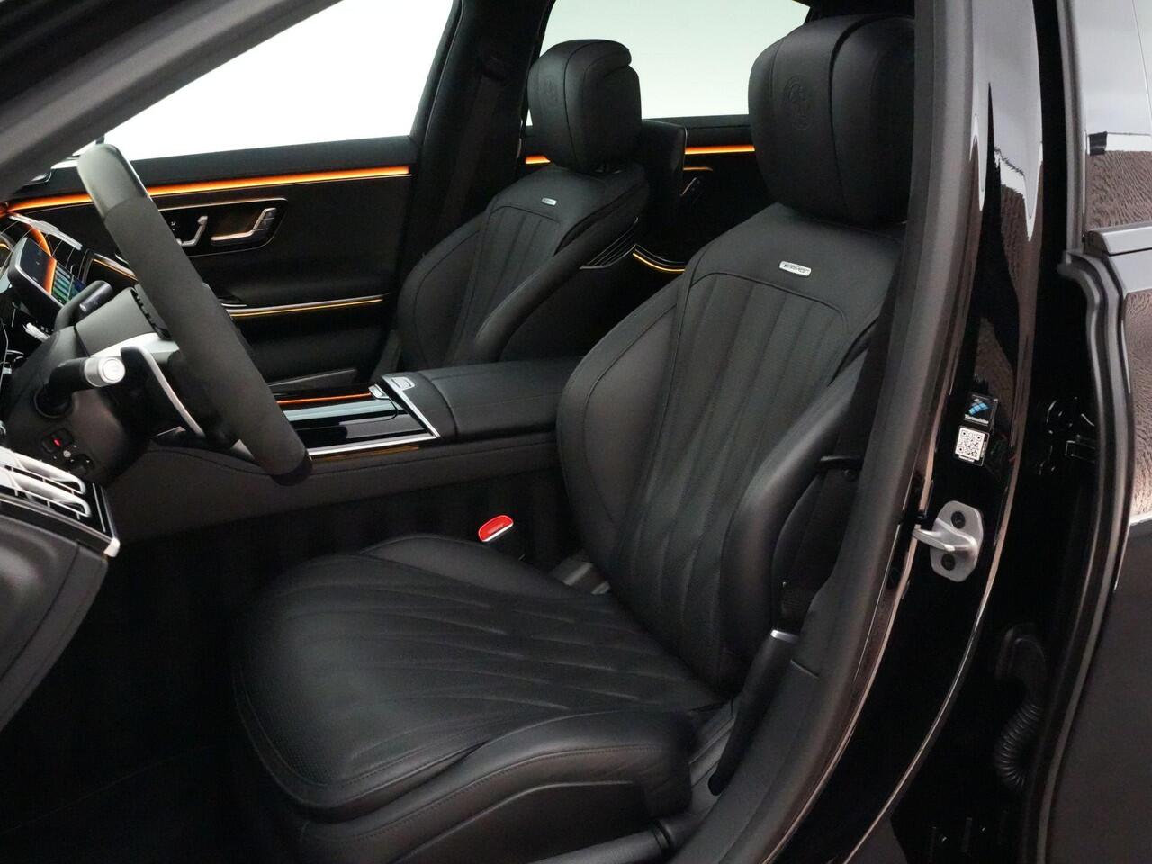 Mercedes-Benz S-KLASSE 63S AMG 802pk E Performance |22" custom wielen|pano|Burmester High end|chauffeurspakket|achteras besturing|rearseat infotainment|HUD|360 camera|digital LED|memory|Apple Carplay|