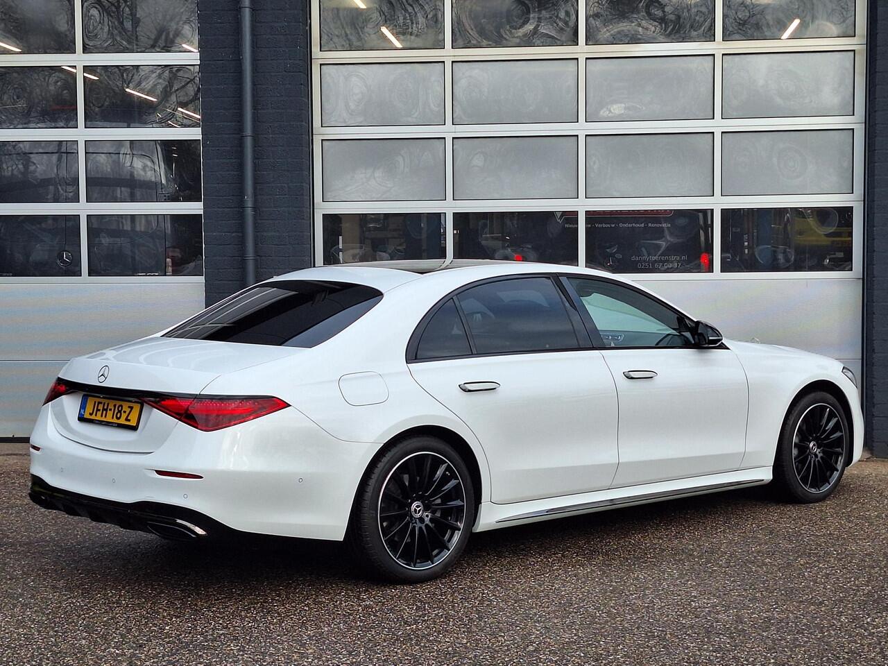 Mercedes-Benz S-KLASSE 350d 4MATIC Lang AMG Line | Night pakket | Burmester | Memory pakket voor + achter | Rijassistentiepakket | Achterasbesturing | 360° camera | Head-up Display | Multibeam LED | Keyless-GO | Elektrische achterklep | Klasse 5 alarm