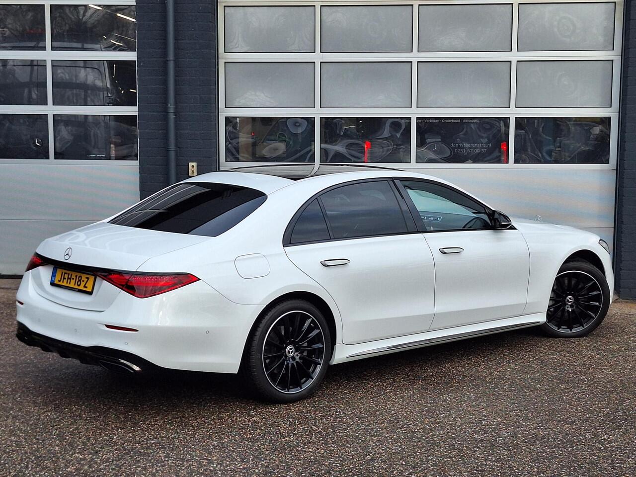 Mercedes-Benz S-KLASSE 350d 4MATIC Lang AMG Line | Night pakket | Burmester | Memory pakket voor + achter | Rijassistentiepakket | Achterasbesturing | 360° camera | Head-up Display | Multibeam LED | Keyless-GO | Elektrische achterklep | Klasse 5 alarm
