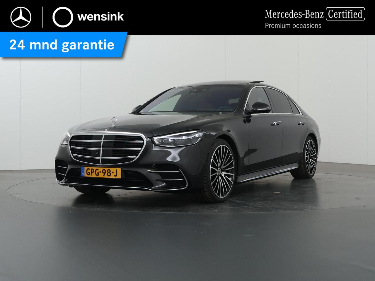 Mercedes-Benz S-KLASSE 580 e 4MATIC Lang AMG Line | Chauffeurspakket | Stoelkoeling voor en achter | Digital Light | 20" multispaaks velgen | Headup |