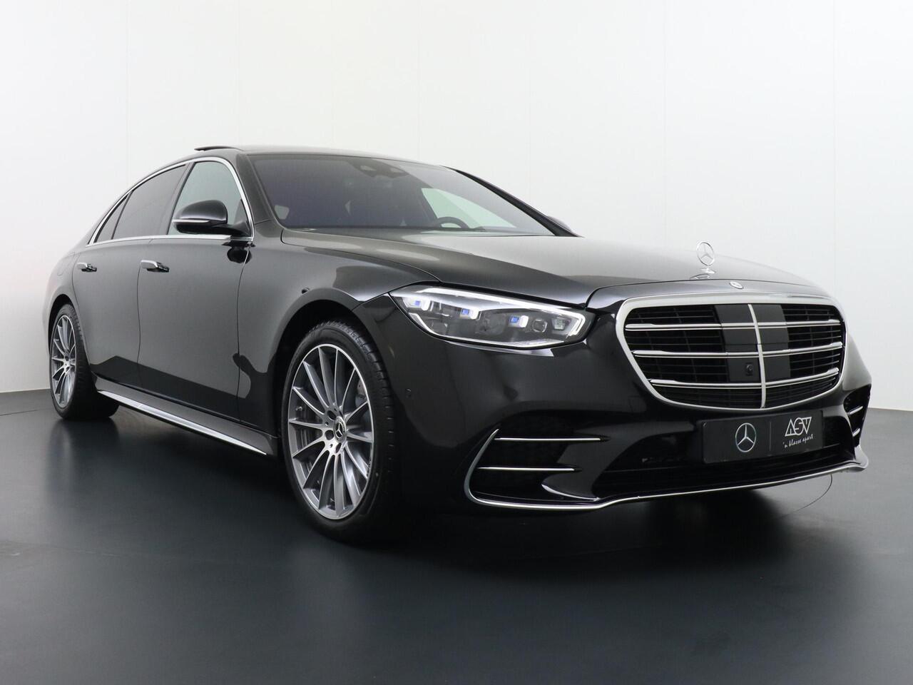 Mercedes-Benz S-KLASSE 580 e 4MATIC Lang AMG Line | Achterasbesturing 4.5° | Panorama - Schuifdak | Multicontourstoelen | Head-Up Display | Luchtvering | Burmester 4D Surround Sound | Business Class Pakket