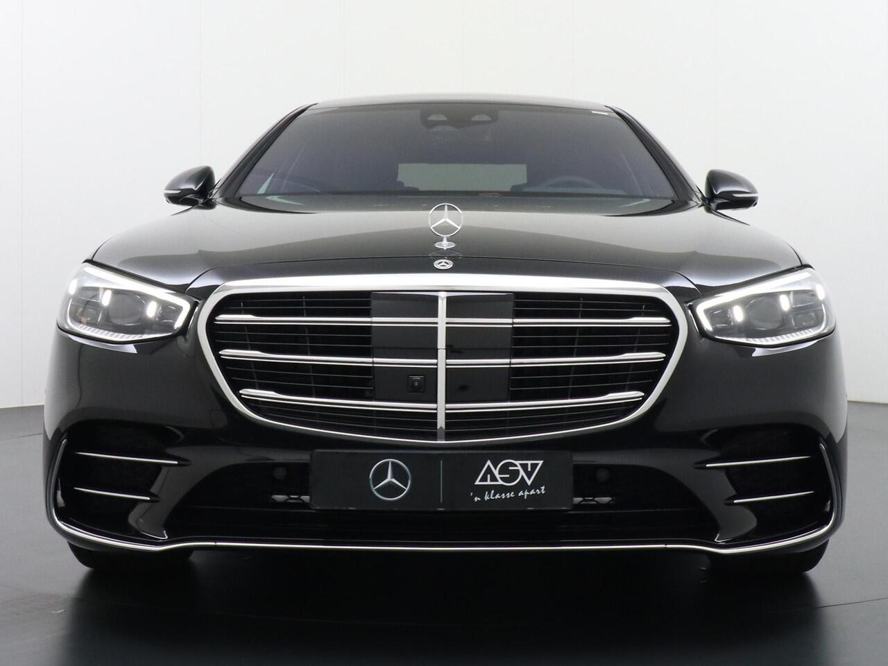 Mercedes-Benz S-KLASSE 580 e 4MATIC Lang AMG Line | Achterasbesturing 4.5° | Panorama - Schuifdak | Multicontourstoelen | Head-Up Display | Luchtvering | Burmester 4D Surround Sound | Business Class Pakket