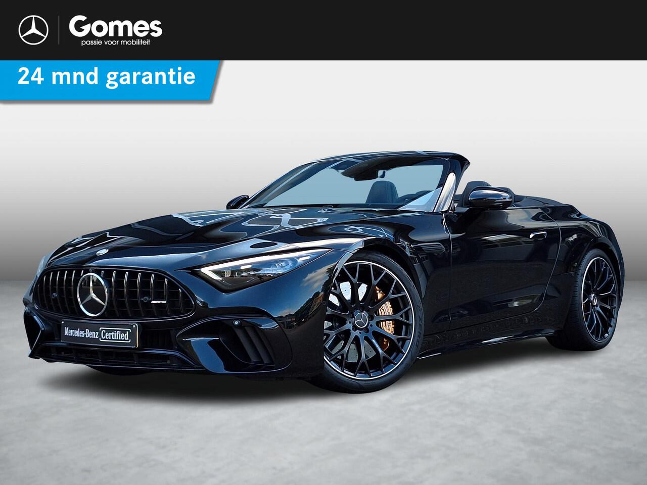 Mercedes-Benz SL-KLASSE Roadster AMG 63 4MATIC+ | AMG Carbon | AMG Nightpakket II | Burmester High-End 3D | Rijassistentiepakket | 360°Camera | Head-up display