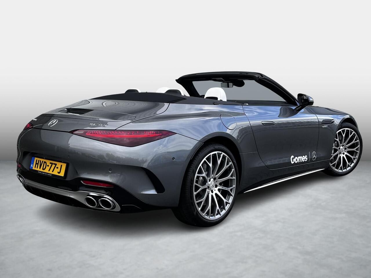 Mercedes-Benz SL-KLASSE Mercedes-AMG 43 | Premium Plus | AMG Aerodynamica Pakket | Rijassistentiepakket Plus | V8 Stylingpakket Exterieur | AMG TRACK PACE | AMG Indoor Car Cover | Burmester Surround Sound | Head-up Display | 360° Camera | Elektrisch Verstelbare Stoelen + Memory 