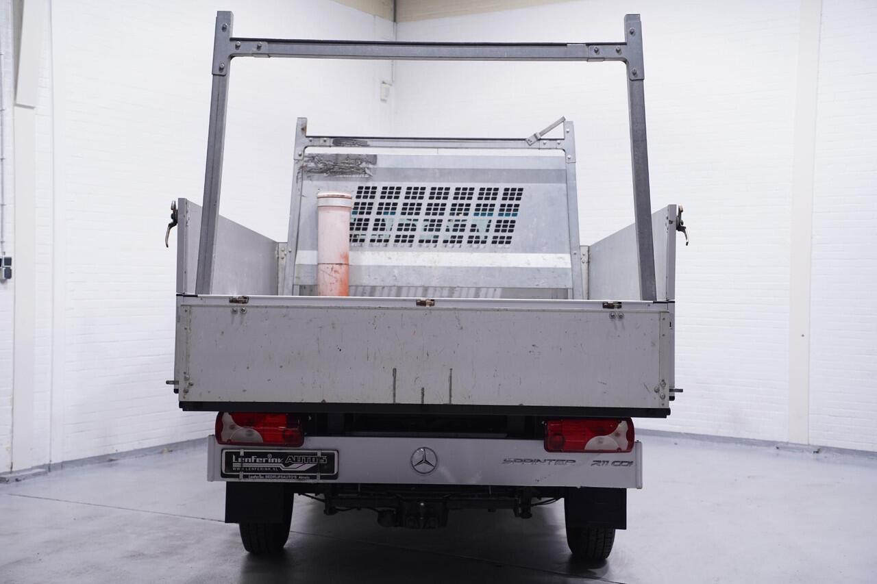 Mercedes-Benz SPRINTER 211 CDI Dubbel Cabine 6-Zits Pickup Open Laadbak Airco, Trekhaak, LxBxH 270x203x80 cm, 6-Zits