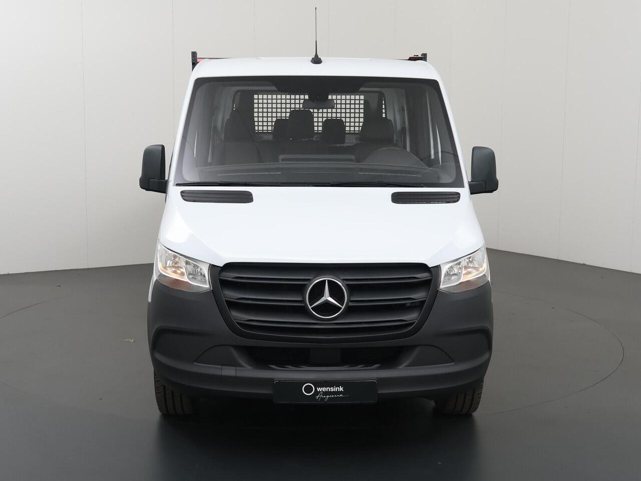 Mercedes-Benz SPRINTER 314 CDI | L3 | Dubbele Cabine | Open laadbak |7-Pe 7-Persoons | Trekhaak | Kunstlederen Bekleding | Bluetooth | Airco | Lederen Stuurwiel | Keyless Go |