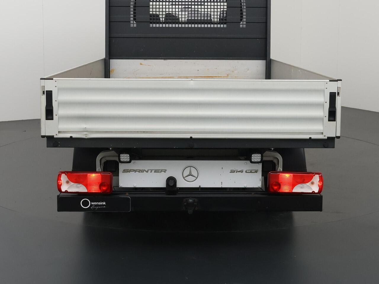 Mercedes-Benz SPRINTER 314 CDI | L3 | Dubbele Cabine | Open laadbak |7-Pe 7-Persoons | Trekhaak | Kunstlederen Bekleding | Bluetooth | Airco | Lederen Stuurwiel | Keyless Go |