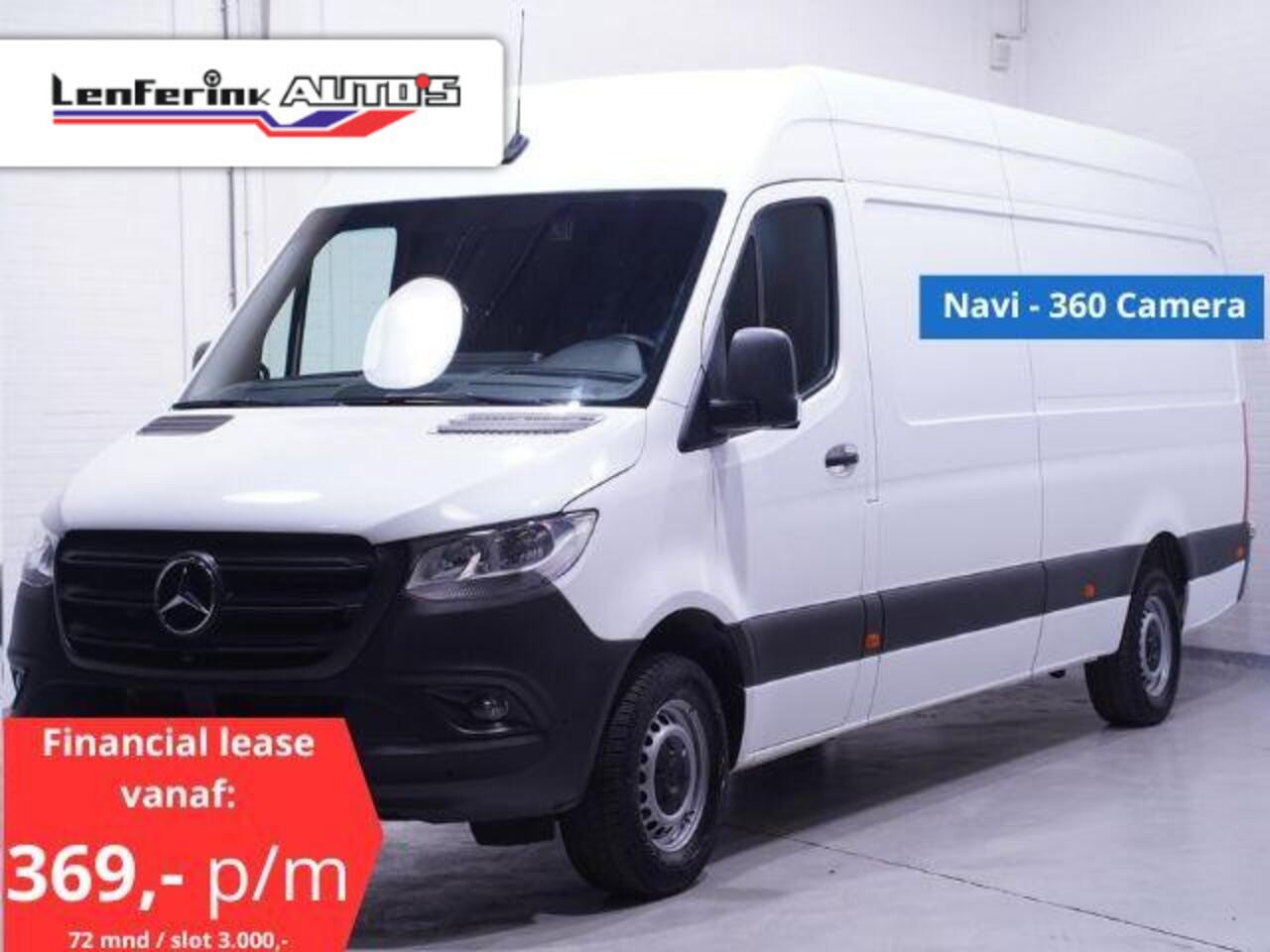 Mercedes-Benz SPRINTER 315 CDI 150 pk L3H2 Navi, 360 Camera PDC V+A, Cruise Control, Laadruimte Pakket, 3-Zits