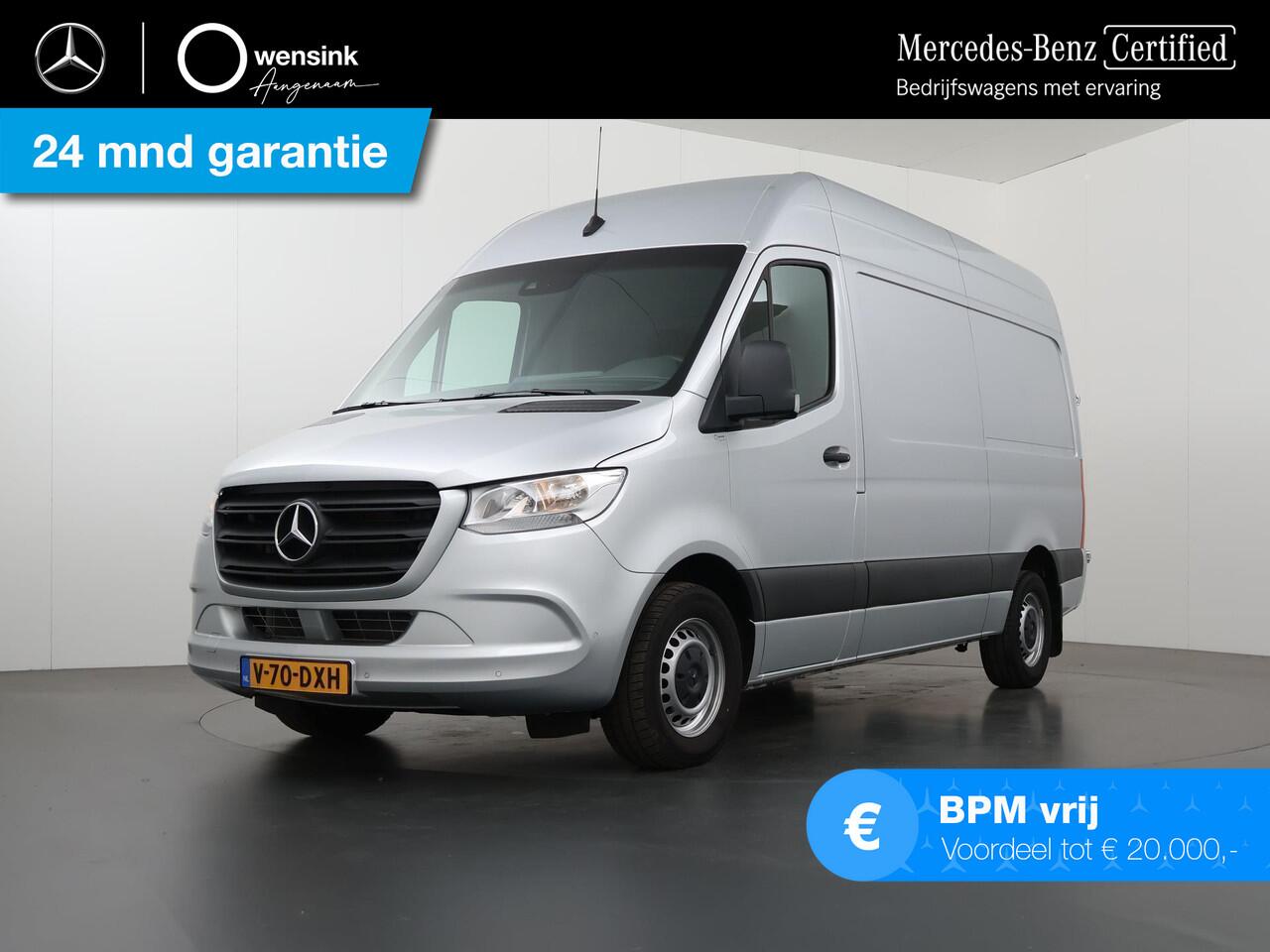 Mercedes-Benz SPRINTER 317 CDI L2 H2 | Aut. | Navigatie | Airco | Bluetooth | Cruise controle | 3500kg AHW voorbereid | Parkeerpakket | Carplay | Certified