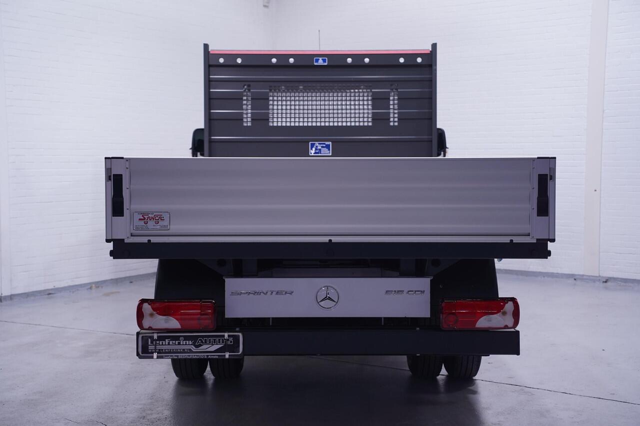 Mercedes-Benz SPRINTER 515 CDI 150 pk Pick Up / Open Laadbak Dubbel Lucht Airco, Apple Carplay, Cruise Control, Nieuw ongebruikt 3-Zits