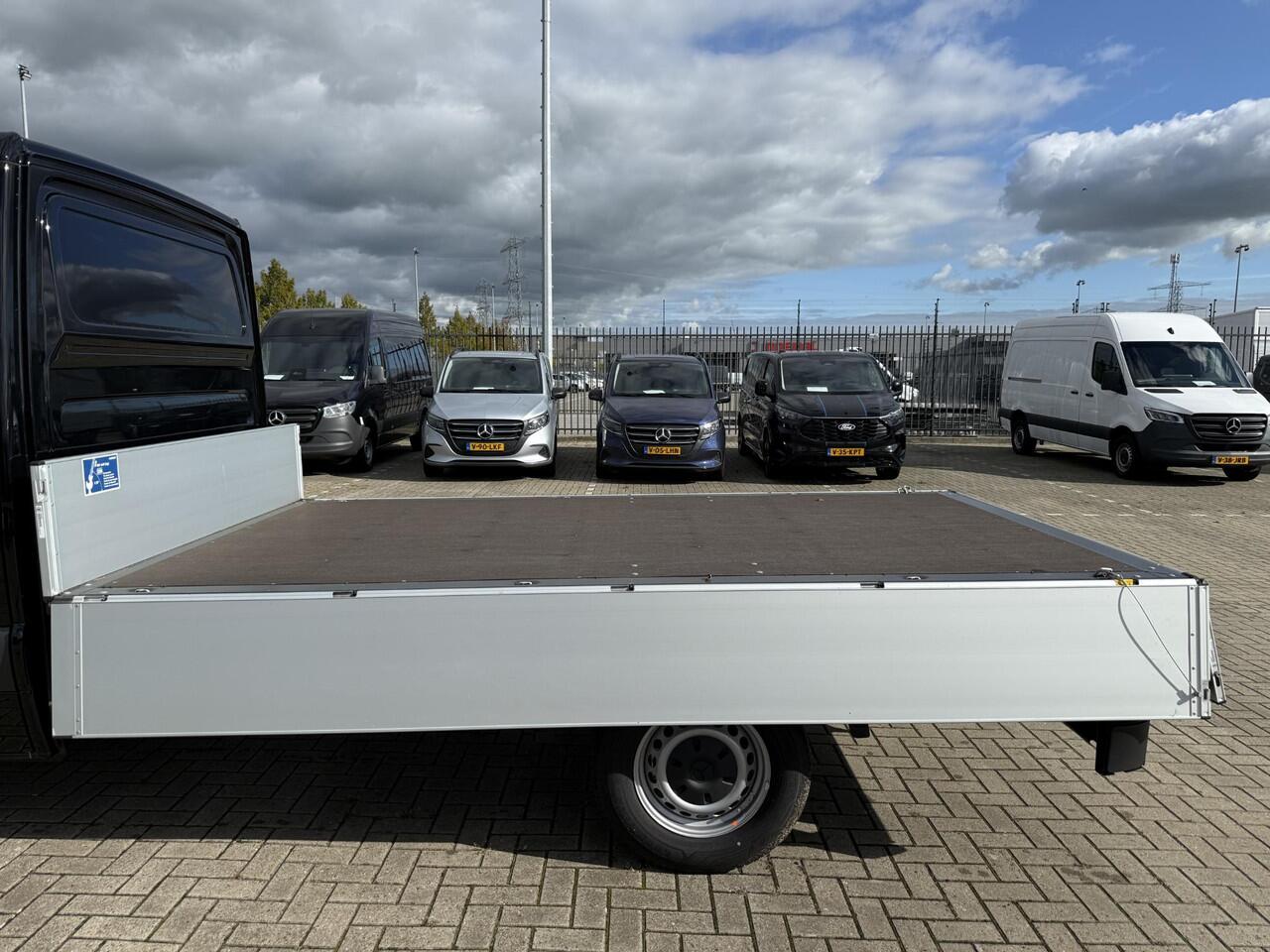 Mercedes-Benz SPRINTER 317 CDI OPEN LAADBAK | AUTOMAAT | DC | MBUX | 6-ZITS | AIRCO | MISTLAMPEN | CRUISE | LED KOPLAMPEN | LUCHTGEVEERDE STOELEN | 3500 KG AHW TREKHAAK | ACHTERUITRIJCAMERA | BPM-VRIJ