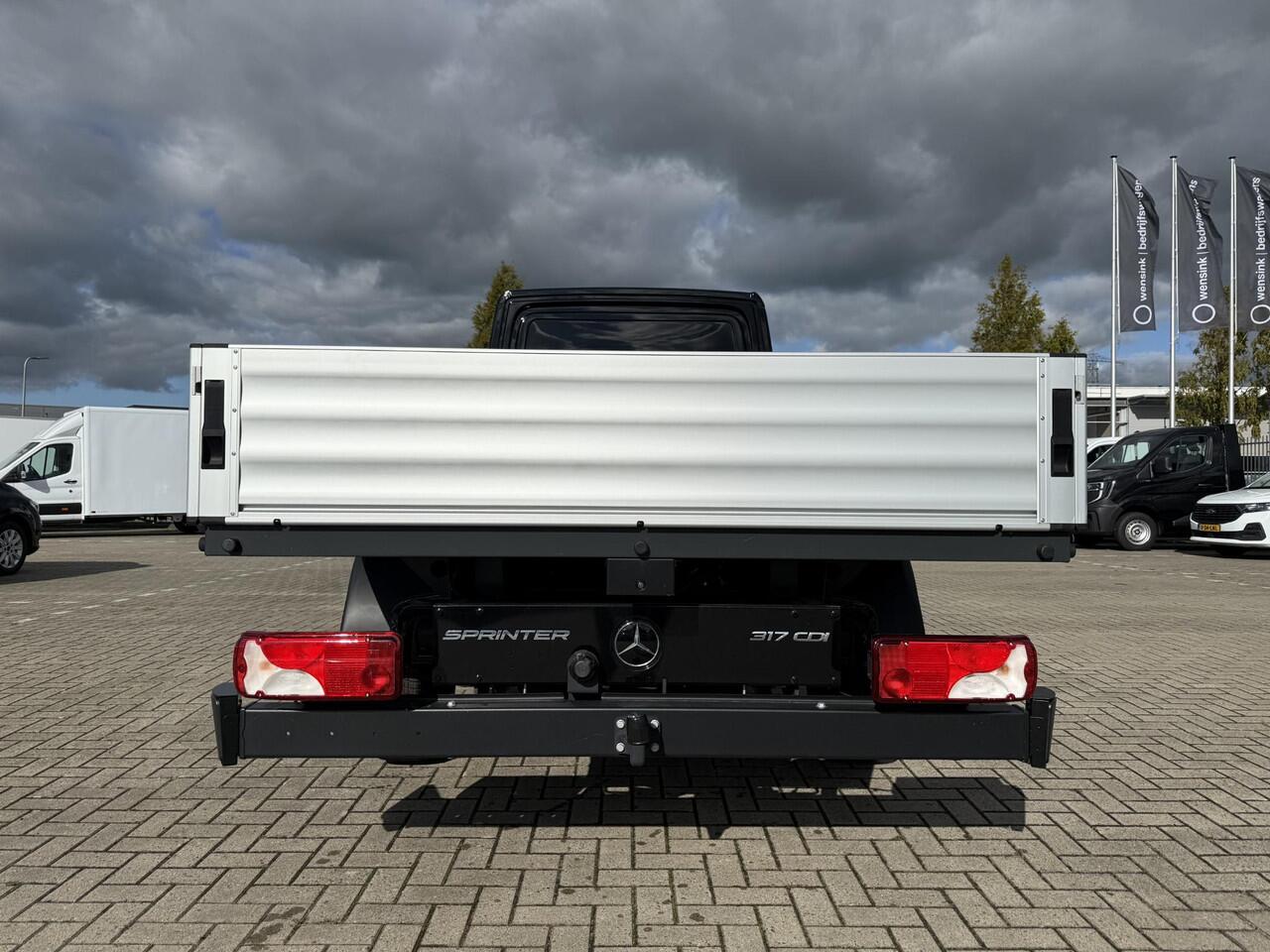 Mercedes-Benz SPRINTER 317 CDI OPEN LAADBAK | AUTOMAAT | DC | MBUX | 6-ZITS | AIRCO | MISTLAMPEN | CRUISE | LED KOPLAMPEN | LUCHTGEVEERDE STOELEN | 3500 KG AHW TREKHAAK | ACHTERUITRIJCAMERA | BPM-VRIJ