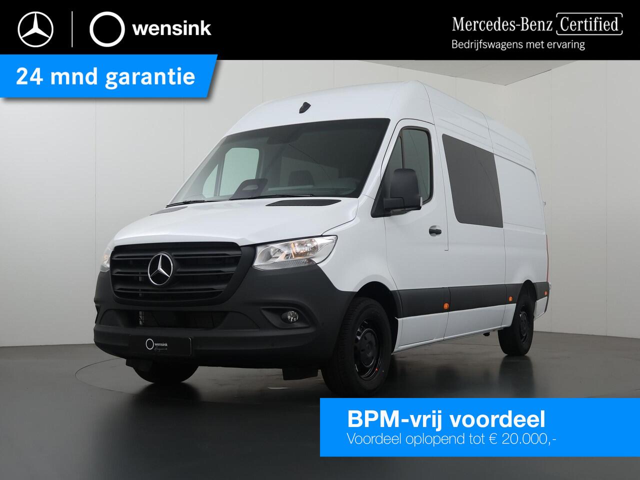 Mercedes-Benz SPRINTER 317 CDI L2 H2 Pro Dubbele Cabine | Stoelverwarming | 3500 kg Trekgewicht | Achteruitrijcamera | Climate Control | Airco | Cruise Control |