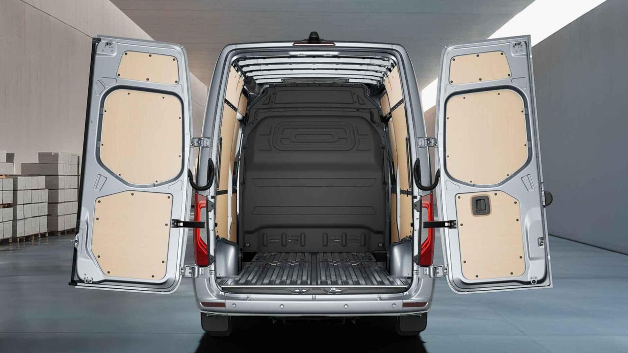 Mercedes-Benz SPRINTER 317 CDI L3 H2 Select| Dubbele Schuifdeur | NAvigatie | 2x Schuifdeur | Distronic Plus | Klasse 3 Alarm | Bijverwarming | Airco | Dodehoekassistent | Geveerde Comforstoel Bestuurder en Bijrijdersbank | Certified |