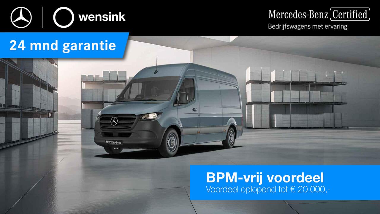 Mercedes-Benz SPRINTER 317 CDI L2 H2 Pro | 3 zits | Achteruitrijcamera | Vloer en Wandbetimmering |