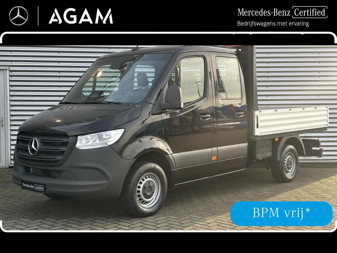 Mercedes-Benz SPRINTER 317 CDI L2 Dubbele Cabine Open Laadbak 3500kg Trekhaak MBUX Cruise control etc