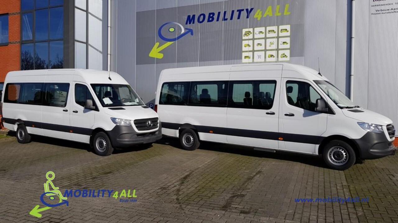 Mercedes-Benz SPRINTER Lange L3 9-persoons rolstoelbus Incl- BPM